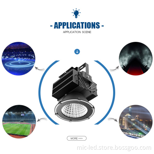 IP65 Waterproof LED Stadium Flood Lights 200w-1500w